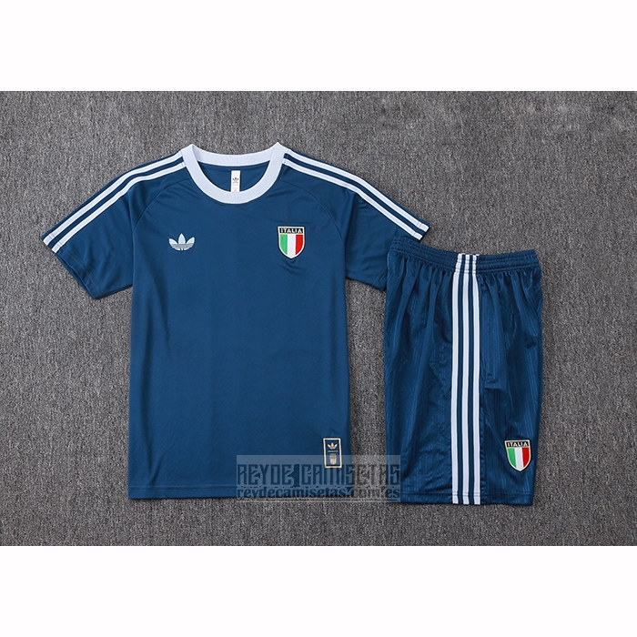 Chandal del Italia Manga Corta 2026-2027 Azul - Pantalon Corto